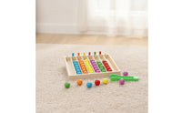Wooden Color Sorting Toy Child-Centered Sorting Toy with Tongs Educational Hands-on for Toddlers, Preschoolers, Kids, Home