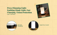 Dimmable rechargeable LED lamp