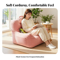 Soft Texture Soft-Textured Mini Armchair Comfortable children's Seat Lightweight Design Floor Chair Supportive Backrest for Toddlers, Parents, Balcony, Playroom, Living Room, Reading Nook