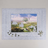 Roll Mat for Puzzles with Felt Material for Up to 3000 Pieces, Portable Space Saving Storage Solution for Adults