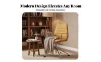 Ergonomic Design Curved backrest Rolling Chair Comfortable rotating Seat Space-Saving Office Seating Modern and aesthetic for Students, Study Room, Small areas, Bedroom, Reception Area