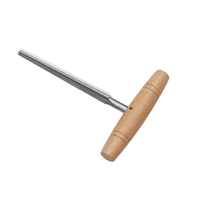 Violin Peg Hole Reaming Tool with Wood Handle Ergonomic Violin Peg Hole Reaming Tool Comfortable for  Luthiers