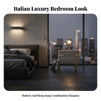 2-Drawer Bedside Table Luxury Design 2-Drawer Nightstand Lacquered Finish Spacious Drawers for Apartment Dwellers, Homeowners
