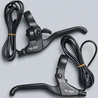Motor Cut off Electric Bike Brake Lever 3-Finger Electric Bicycle Brake Lever Aluminum Alloy Black