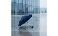 Waterproof Umbrella with J-Handle Water-Repellent Umbrella with J Handle Classic Windproof for Commuters