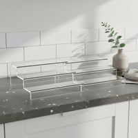Expandable Spice Rack Organizer Standing Countertop Organizer Sturdy Tiered Spice Rack for Pantry