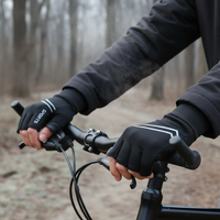 Winter Outdoor Warm Touchscreen Flip-Top Gloves for Cycling and Delivery