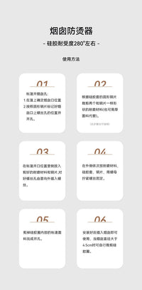 Hikeman户外露营烟囱防烫器帐篷烟囱隔热套野炊炉具柴火炉防烫圈