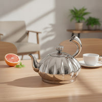 Stainless Steel Teapot Compact Teapot with Lid Food Grade for Countertop