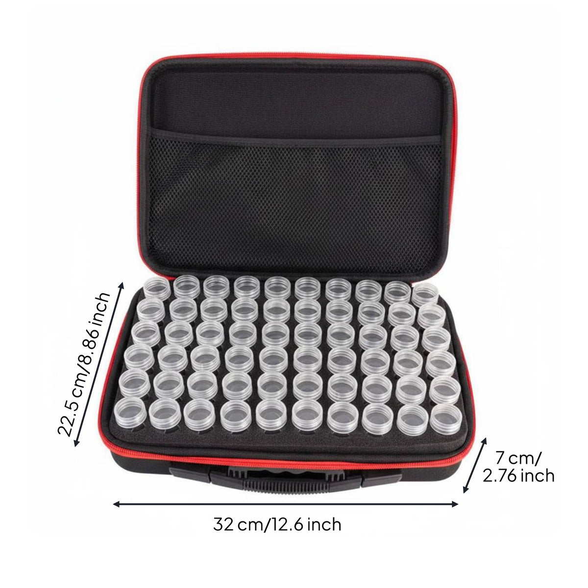 60 Slot Gemstone Painting Case Large Capacity Gemstone Painting Tool Kit