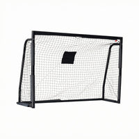 Steel Soccer Goal Rectangular Sports Equipment Heavy Duty