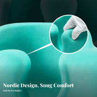 Inflatable Learn-to-Sit Sofa Supportive Backrest Sitting Assistant for Toddlers