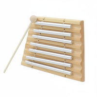 7 Tone Hand Chime Easy to Play Aluminum Tone Bar Includes Mallet Percussion Instrument for Home Practice