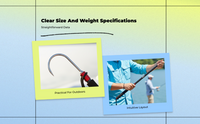 8mm stainless steel fish hook