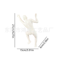 Resin Rock Climber Wall Sculpture - Dynamic Wall Art