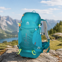 Large 32L Nylon Hiking Rucksack Lightweight Waterproof Outdoor Sports Backpack