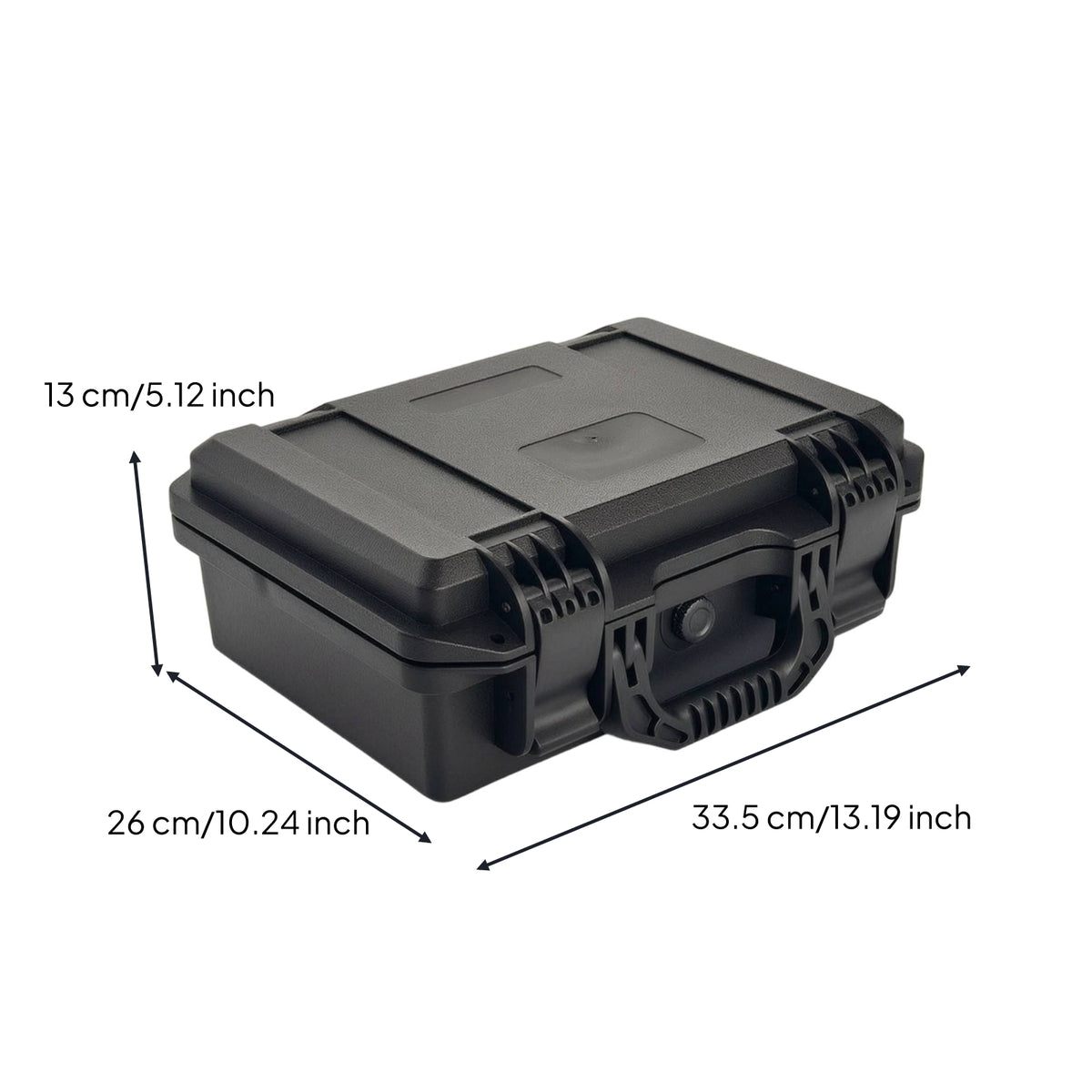 Sheltering Case with Handle Compact Instrument Case Anti Fall Hard Storage Box for Photographers