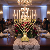 9 Branch Candelabra Artistic Nine Arm Candlestick Sturdy for Banquets