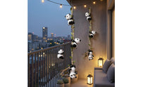 Climbing Panda Ornament Look Panda Vine Decoration Cute for Indoor
