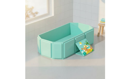 Compact Children's Bath Tub Space-Saving Foldable Bath Tub Travel-Ready Foldable Bathing Basin Long-Lasting for Apartments