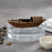 Miniature Chinese Boat Waterproof Micro Landscape Boat Lightweight