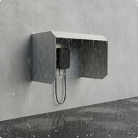 Electric Vehicle Charger Rain Hood Side Panels Wall-Mounted Charger Cover