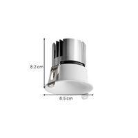 Adjustable anti-glare downlight
