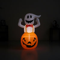 Inflatable Inflatable Specter With | Lighted, Pumpkin specter Inflatable, for Yard