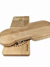 Pilates Wooden Foot Rotation Trainer Hip Lifter Hip Joint External and Internal Rotation Measurement Recorder