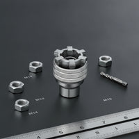 Universal Socket with Rods Self-Adjusting Ratchet Adapter Secure Grip for Garage