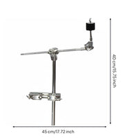Cymbal Mounting Clamp Adjustable Cymbal Holder Clamp Sturdy Metal Drum Kit Extension Mount for Percussion Drummers