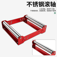 汽车轮胎轮毂清洗支架360°旋转滚轴设计汽修店轮胎清洁架展示架