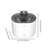 Rechargeable Kitty Fountain Easy to Clean Pet Care Item Large Capacity