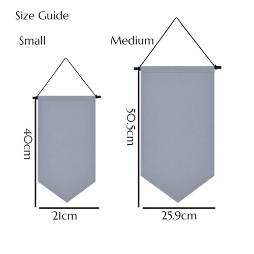 Pin Display Pennant Decorative Storage Medallion Display Wall Hanging Reinforced Stitching Canvas Pennant for Bedroom