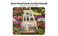3-Tier Ladder Shelf Weather-Resistant A-Frame Ladder Shelf Easy Assembly