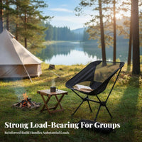 Lightweight Moon Chair Quick Setup Ultralight Camp Chair Stable Structure