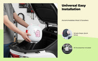 Waterproof e-bike trunk, anti-theft