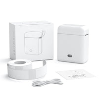 Compact Thermal Label Printer Rechargeable Thermal Label Maker Inkless Portable Printer with Paper Handheld for Organizers