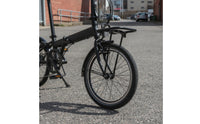 Cylindrical Folding Bike Front Rack Lightweight Front Carrier Rack 15kg Capacity Long-Lasting for City Commuting