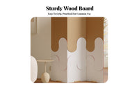 Accordion-Fold Screen Foldable Room Divider Minimalist for Homeowners, Renters