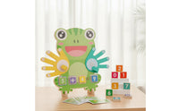Preschool Frog Math Board with Clock Stem Math Learning Game with Cards Stable Counting Game with Cards Safe for Preschoolers