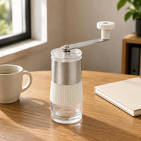 Hand Crank Coffee Grinder Metal Handle Drink Prep Tool Compact