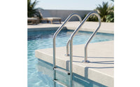Pool Ladder with 2 Steps Anti-Slip Stainless Steel Pool Ladder Rust Resistant