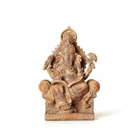 Remover of Obstacles Idol Statue Ornate Remover of Obstacles Idol Figurine Detailed Elephant Deity Statue for Shelf