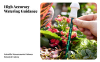 Numbered Scale Soil Moisture Meter Battery Included Fungus-Shaped Soil Meter Instruction Sheet Single Sensor Stake Boxed Packaging for Gardeners, Potted Plants