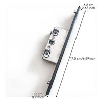 Stainless Steel Lock Box, Aluminum Alloy Panel Lock Unit, Security Locking Hardware for Sliding panes and Doors