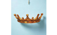 Classic Coronet Wall Hook Raised Dot Details Resin Wall Hook Rustic Style Home Decor for Entryway