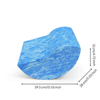 Stretching Practice Block with Curved Profile Stable Cushioned Shaped Stretching Practice Wedge Dense Foam Blocks for Yogis, Home Gym