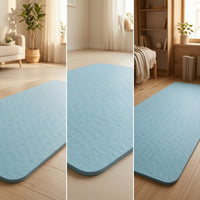 Non-Slip Exercise Mat Textured Fitness Mat Easy to Clean Lightweight for Yogis, Dancers