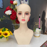 Cosplay Anime Head Model PVC Wig Display Mannequin Head for Wig Shop Window Display